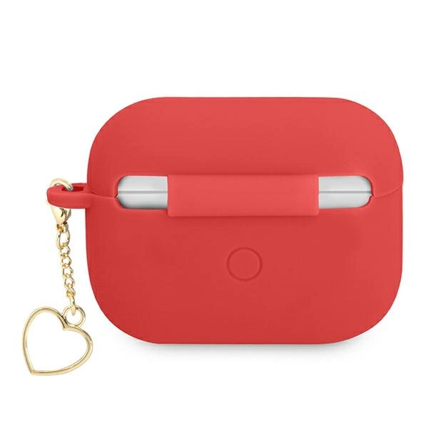 Guess GUAPLSCHSR AirPods Pro cover red/red Silicone Charm Heart Collectioneng