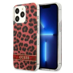 Guess GUHCP13LHSLEOR iPhone 13 Pro / 13 6.1" red/red hardcase Leopardeng