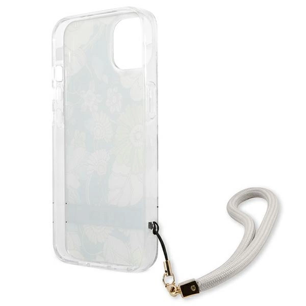 Guess GUHCP13SHFLSN iPhone 13 mini 5.4" green/green hardcase Flower Strapeng