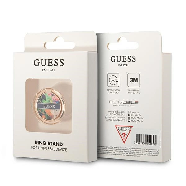 Guess Ring stand GURSHHFLB niebieski/ blue Flowereng