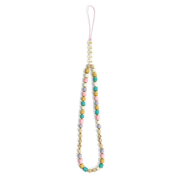 Guess pendant GUSTFLWP Phone Strap pink/pink Heishi Beadseng