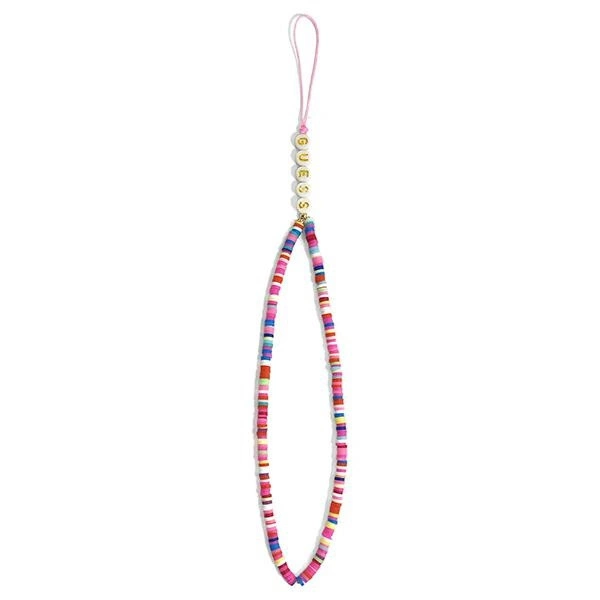 Guess pendant GUSTGMPP Phone Strap multicolor pink/multicolor pink Heishi Beadseng
