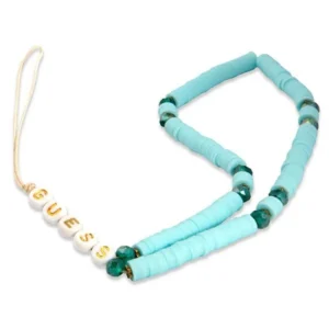 Guess pendant GUSTPEARP Phone Strap blue/blue Heishi Beadseng