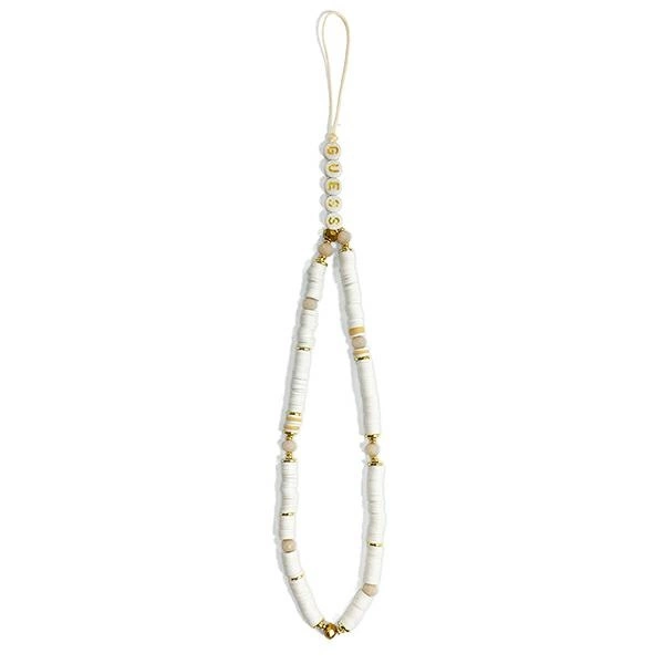 Guess pendant GUSTPEAW Phone Strap white/white Heishi Beadseng