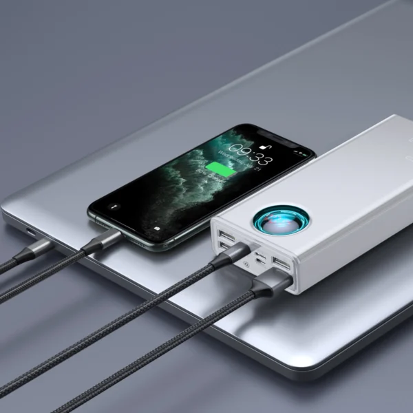 Baseus Amblight powerbank 65W 30000mAh Overseas Edition white (PPLG000102)eng