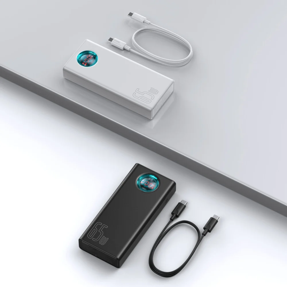 Baseus Amblight powerbank 65W 30000mAh Overseas Edition white (PPLG000102)eng
