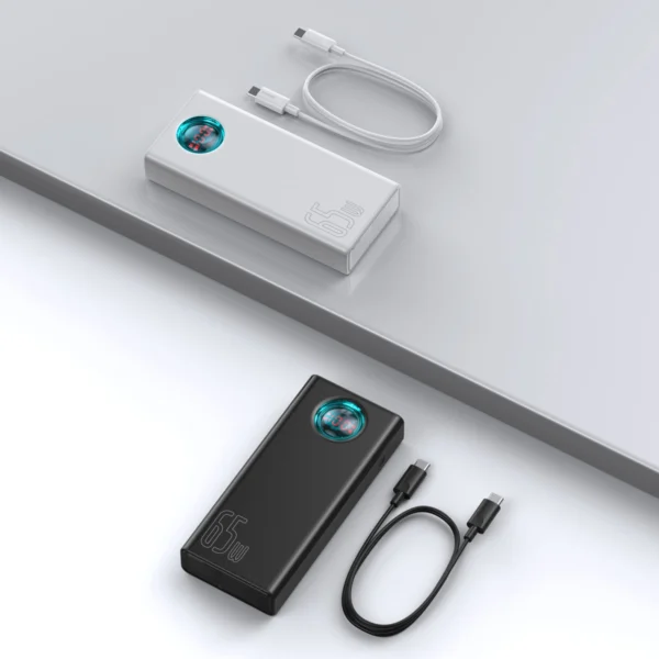 Baseus Amblight powerbank 65W 30000mAh Overseas Edition white (PPLG000102)eng