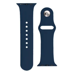 Silicone Strap APS for Apple Watch 42/44/45mm Strap Watch Bracelet - Dark Blueeng