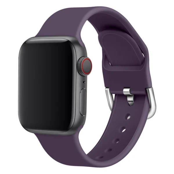 Silicone Strap APS for Apple Watch 38/40/41mm Strap Watch Bracelet - Purpleeng