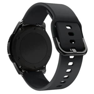 Silicone Strap TYS band for Samsung Galaxy Watch 40 / 41 / 42 / 43 / 44 mm - blackeng