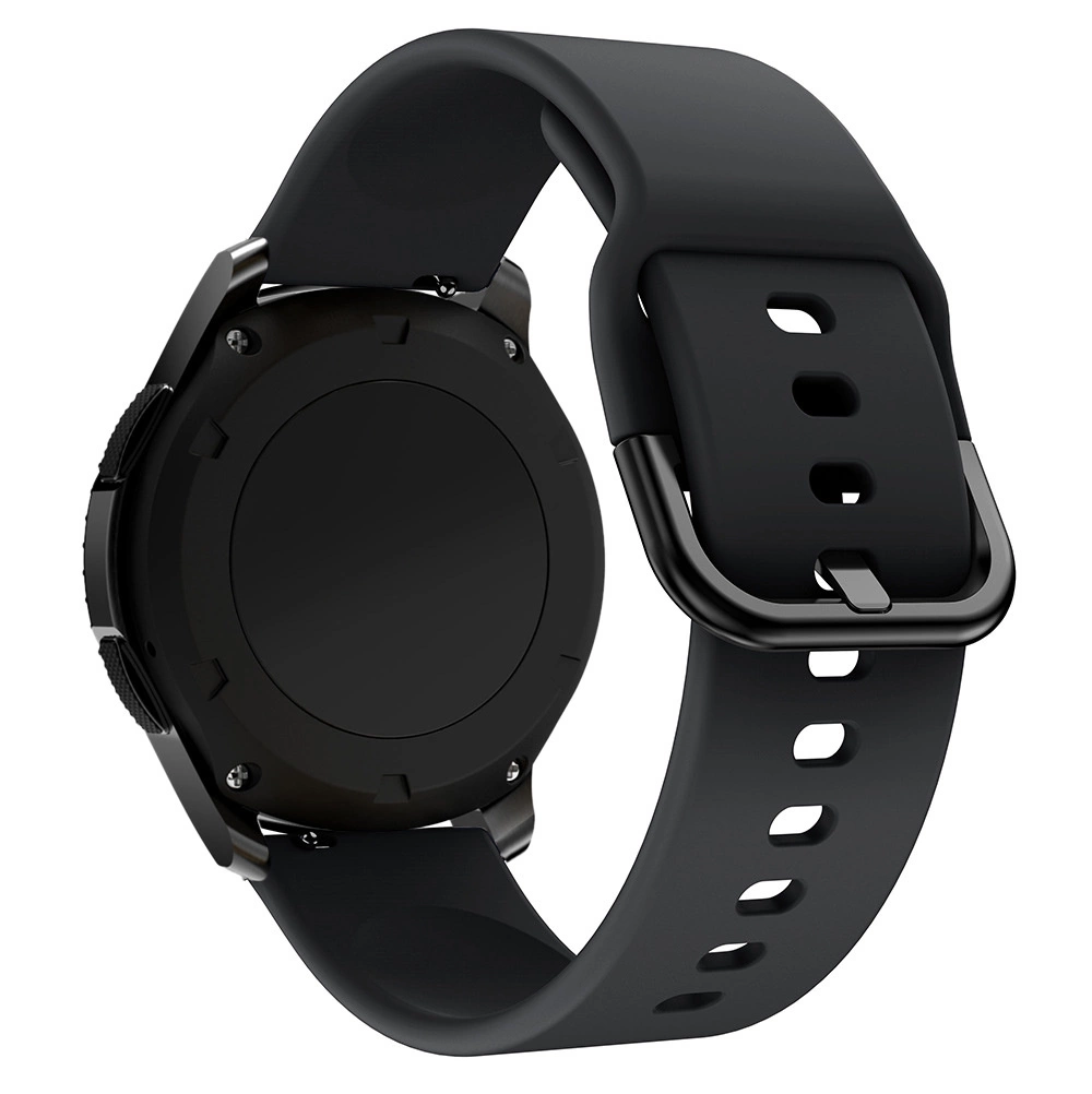 Silicone Strap TYS band for Samsung Galaxy Watch 40 / 41 / 42 / 43 / 44 mm - blackeng