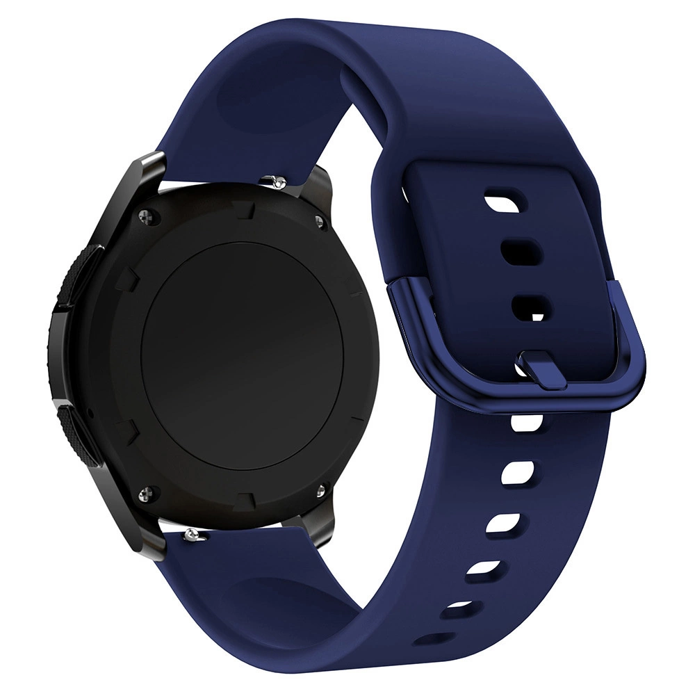 Silicone Strap TYS band for Samsung Galaxy Watch 40 / 41 / 42 / 43 / 44 mm - dark blueeng
