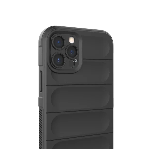 Magic Shield Case for iPhone 12 Pro flexible armored burgundy covereng