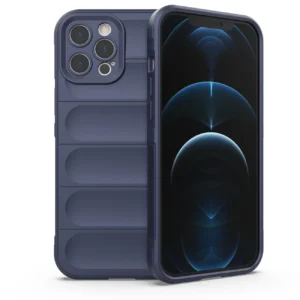 Magic Shield Case case for iPhone 12 Pro Max flexible armored dark blue covereng