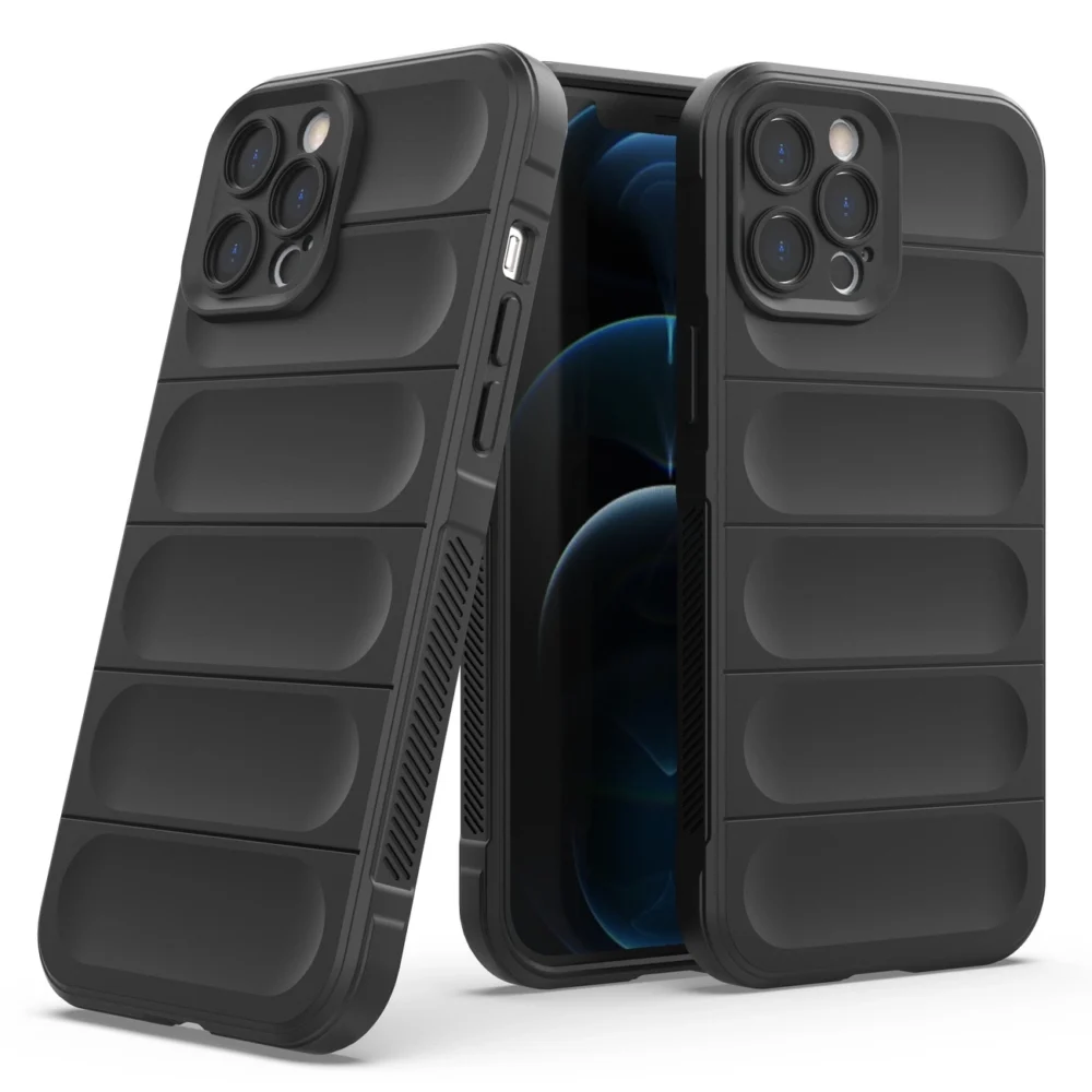Magic Shield Case case for iPhone 12 Pro Max flexible armored dark blue covereng
