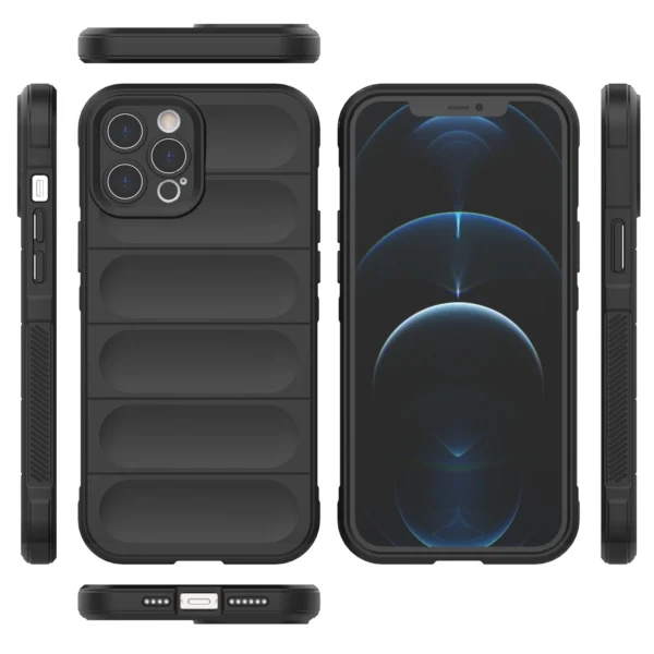 Magic Shield Case case for iPhone 12 Pro Max flexible armored dark blue covereng