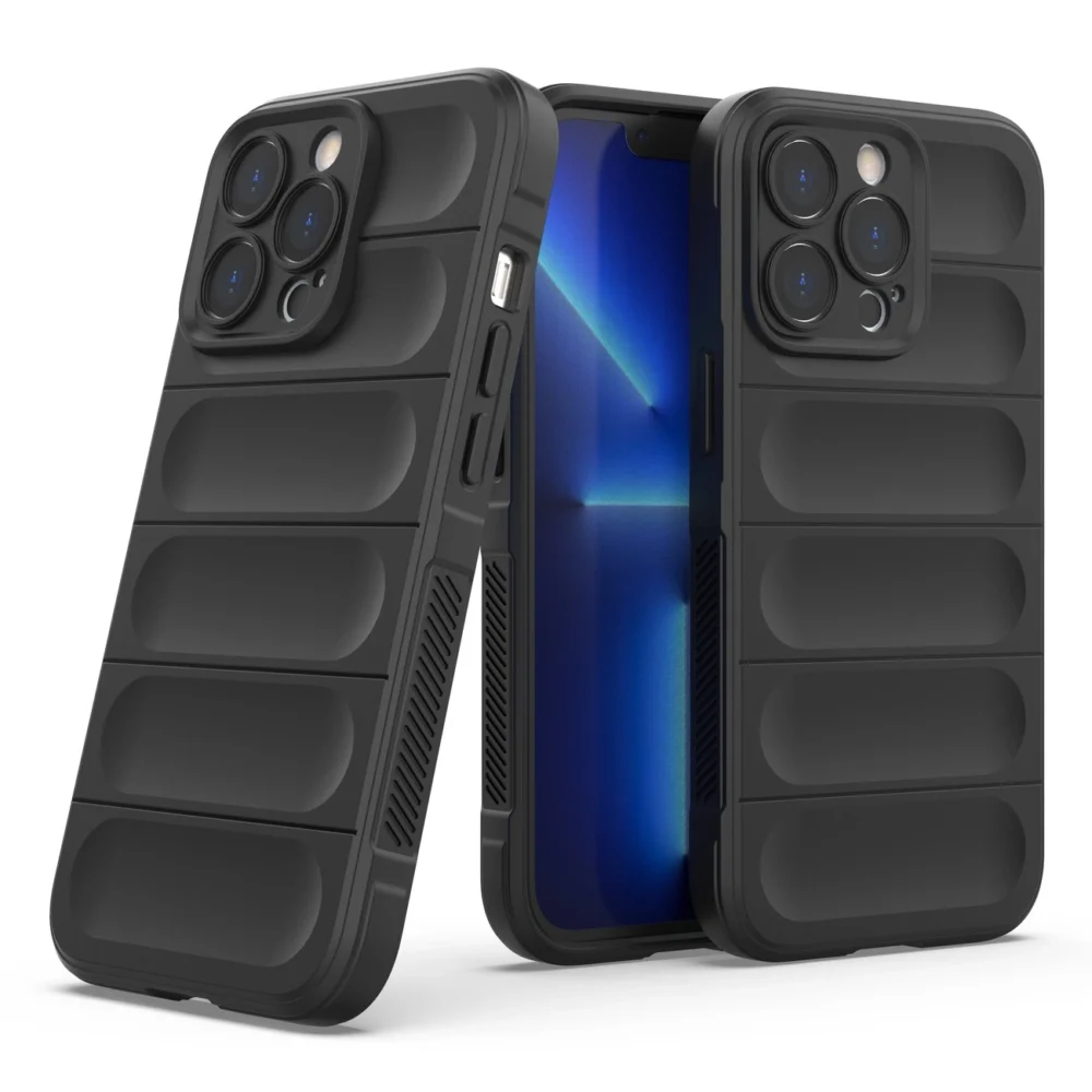 Magic Shield Case for iPhone 13 Pro flexible armored cover dark blueeng