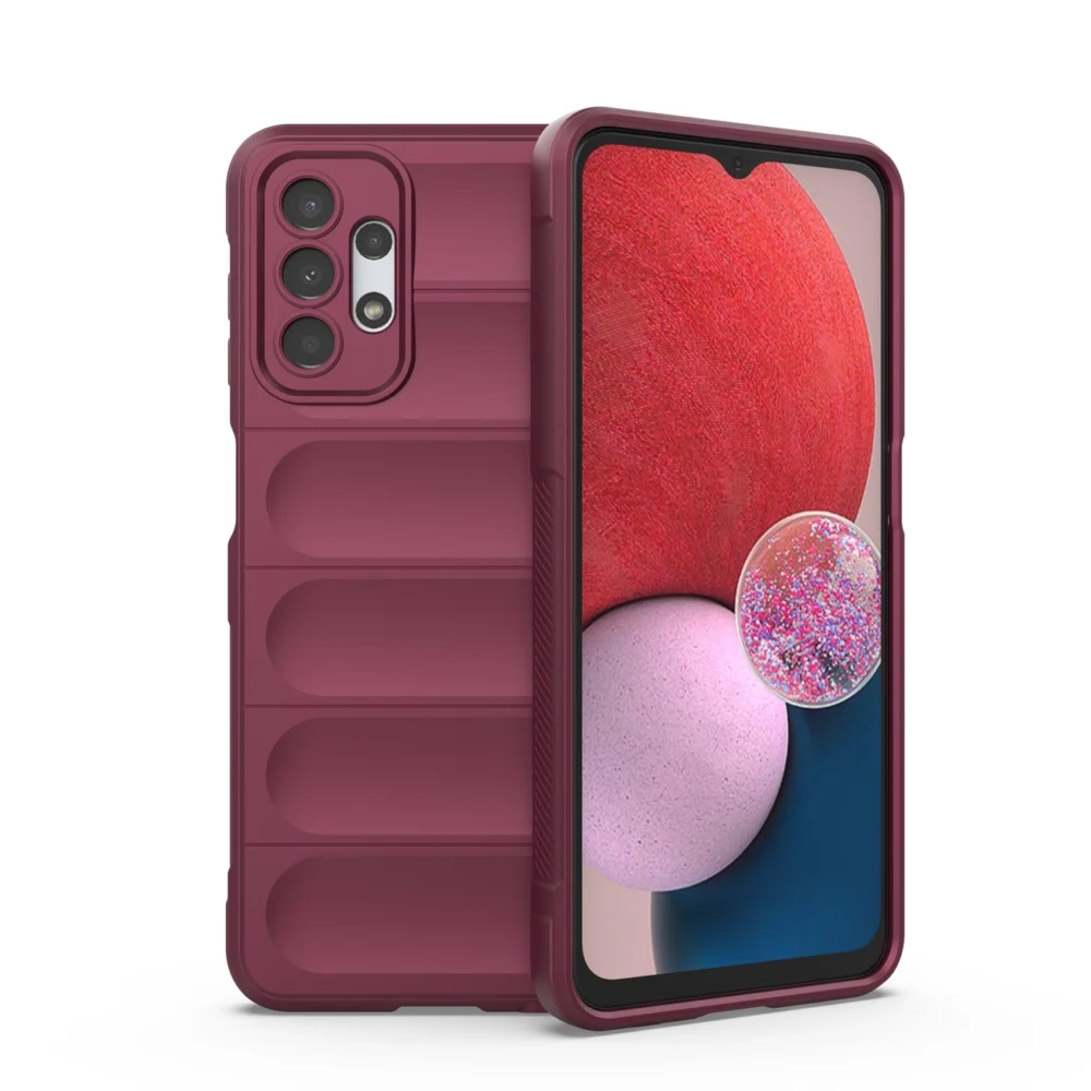 Magic Shield Case for Samsung Galaxy A13 5G flexible burgundy armored covereng