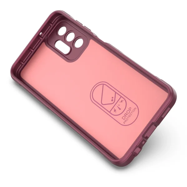 Magic Shield Case for Samsung Galaxy A13 5G flexible burgundy armored covereng