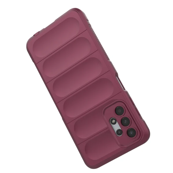 Magic Shield Case for Samsung Galaxy A13 5G flexible burgundy armored covereng