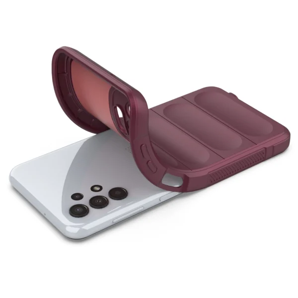 Magic Shield Case for Samsung Galaxy A13 5G flexible burgundy armored covereng