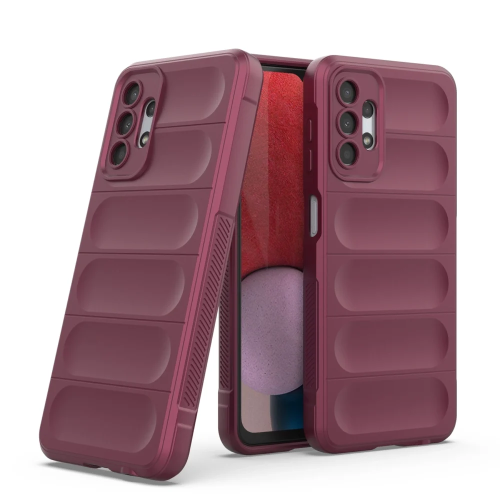 Magic Shield Case for Samsung Galaxy A13 5G flexible burgundy armored covereng