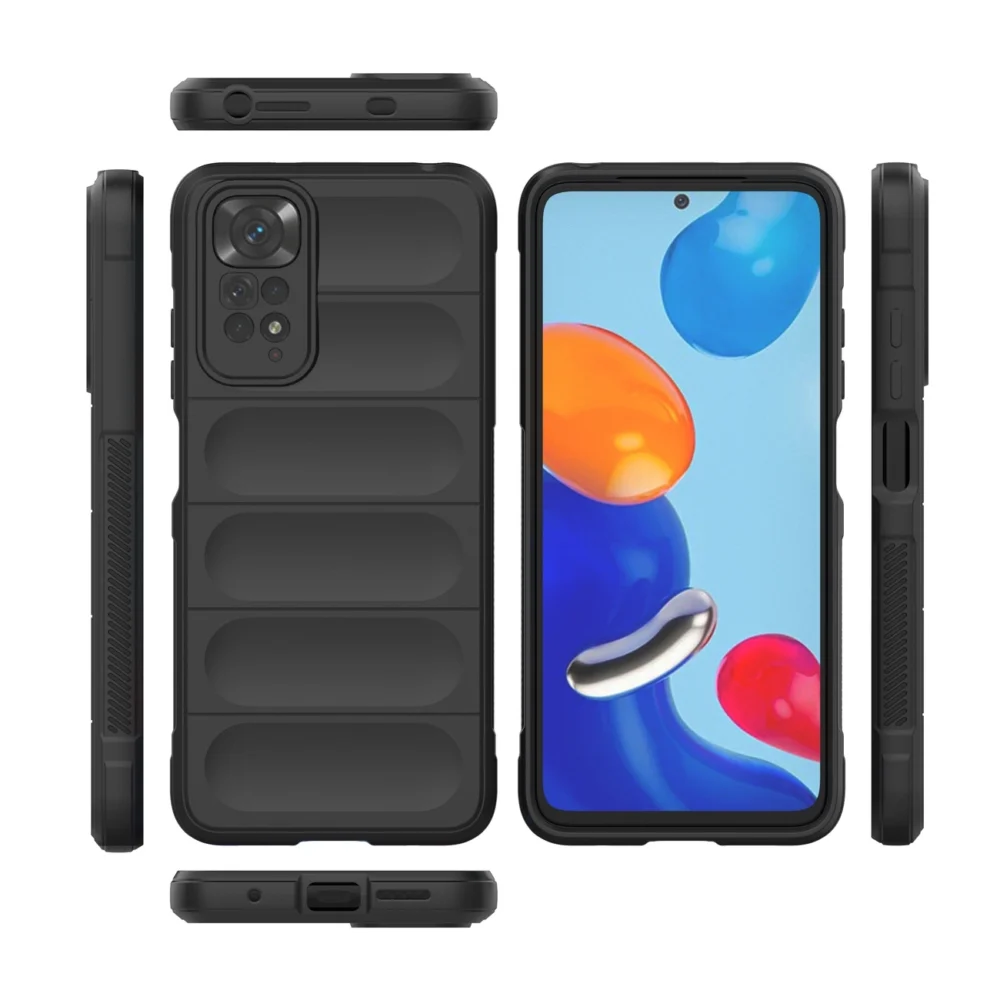 Magic Shield Case case for Xiaomi Redmi Note 11 flexible armored cover blackeng