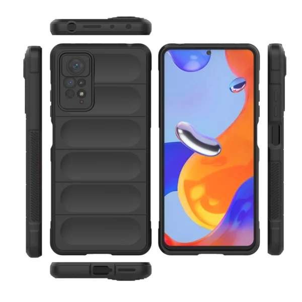 Magic Shield Case for Xiaomi Redmi Note 11 Pro flexible armored cover blackeng