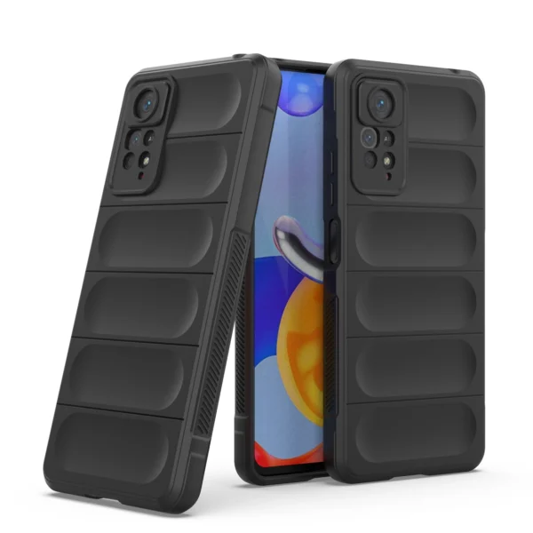Magic Shield Case for Xiaomi Redmi Note 11 Pro flexible armored cover blackeng