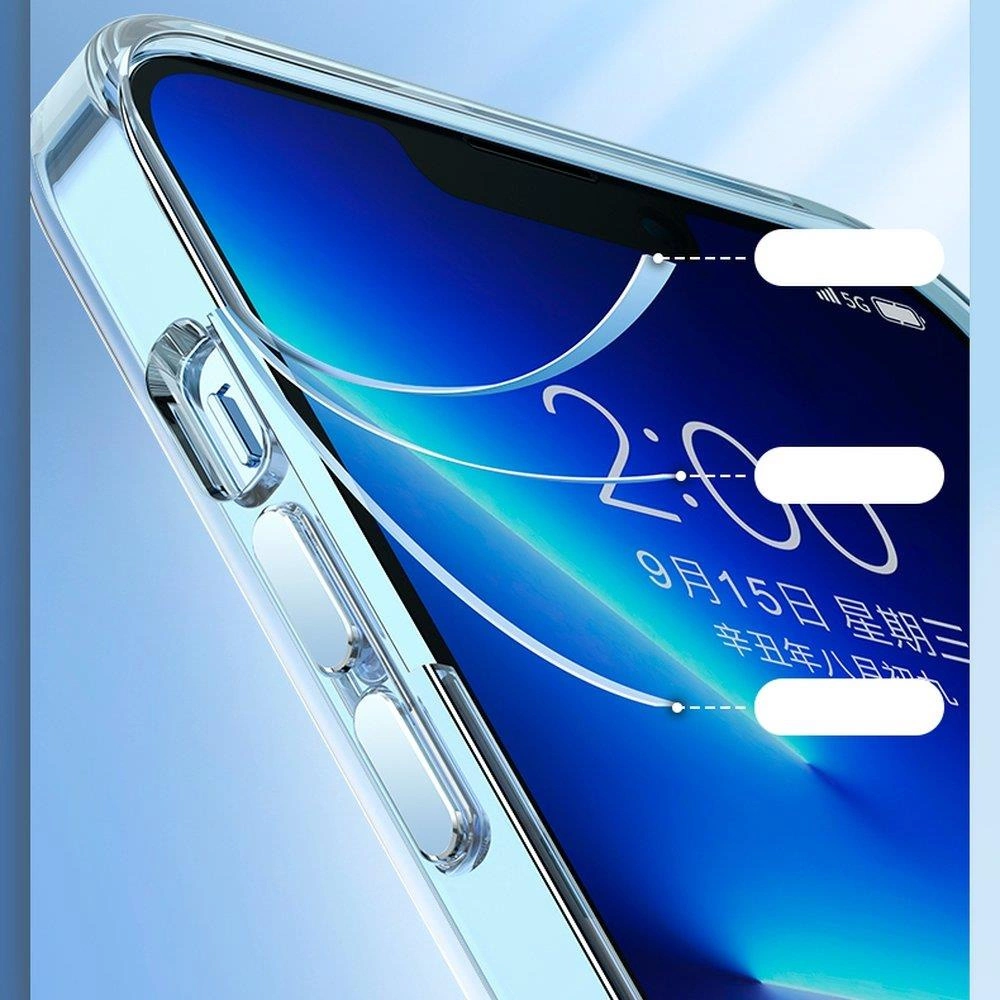 Kingxbar Elegant Series case iPhone 13 Pro case back cover transparenteng