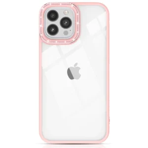Kingxbar Sparkle Series case iPhone 13 Pro Max with crystals back cover pinkeng