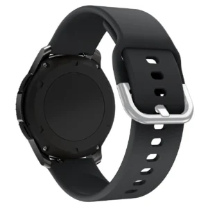 Silicone Strap TYS band for Samsung Galaxy Watch 45 / 46 / 47 mm - blackeng