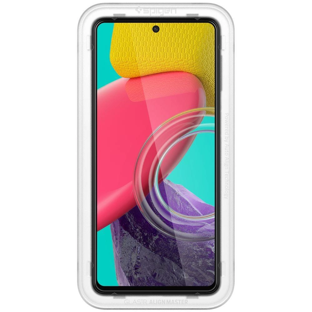 Spigen ALM Glass FC Tempered Glass for Samsung Galaxy M53 5G - Blackeng
