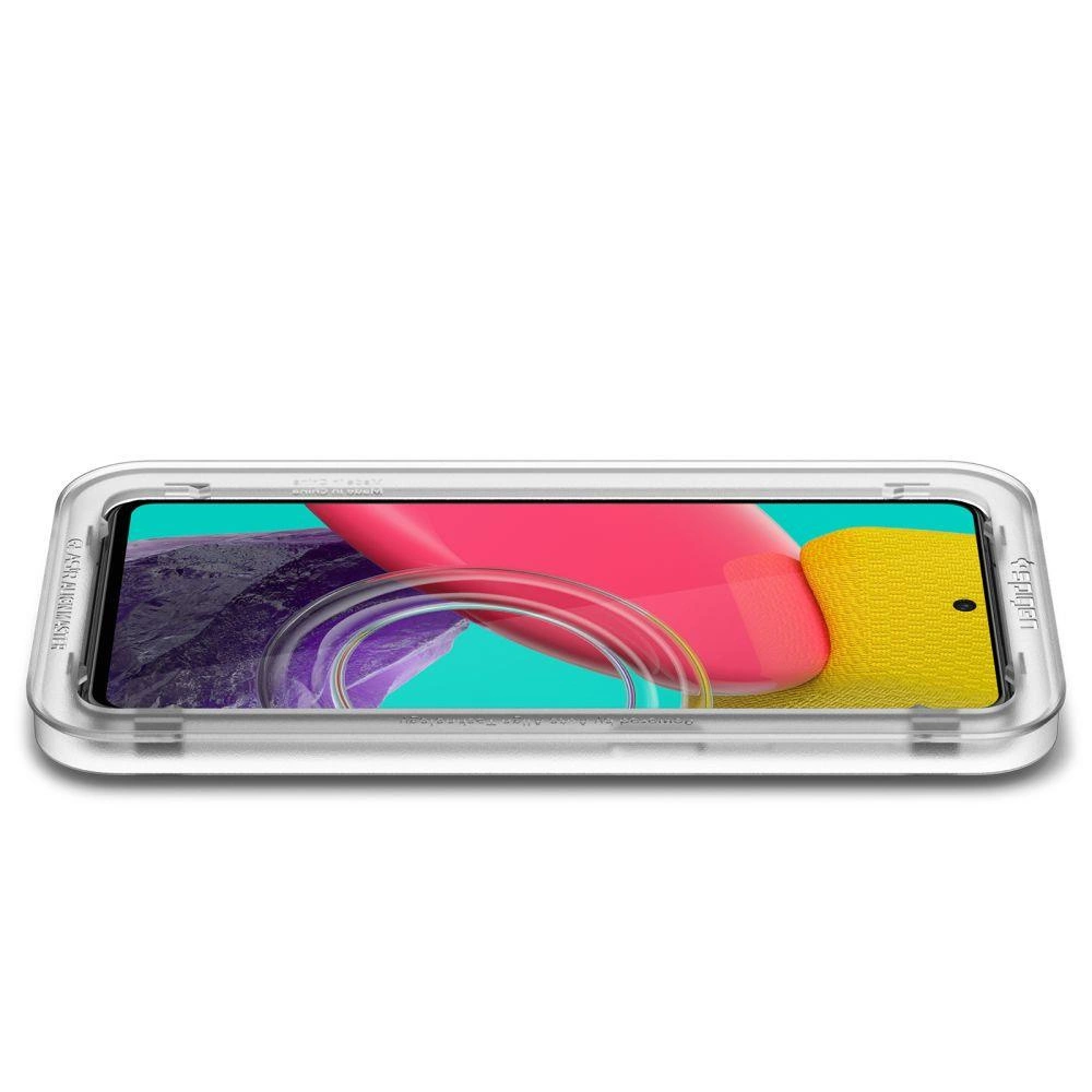 Spigen ALM Glass FC Tempered Glass for Samsung Galaxy M53 5G - Blackeng
