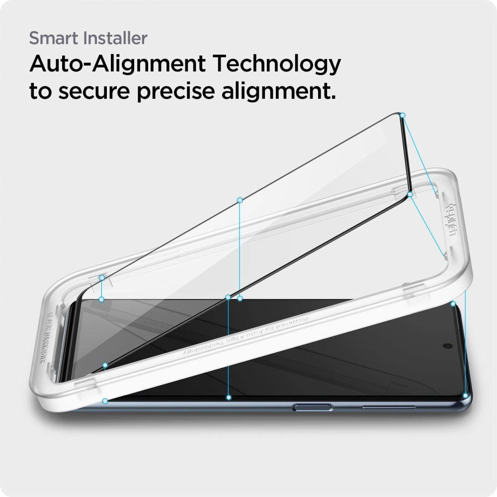 Spigen ALM Glass FC Tempered Glass for Samsung Galaxy M53 5G - Blackeng