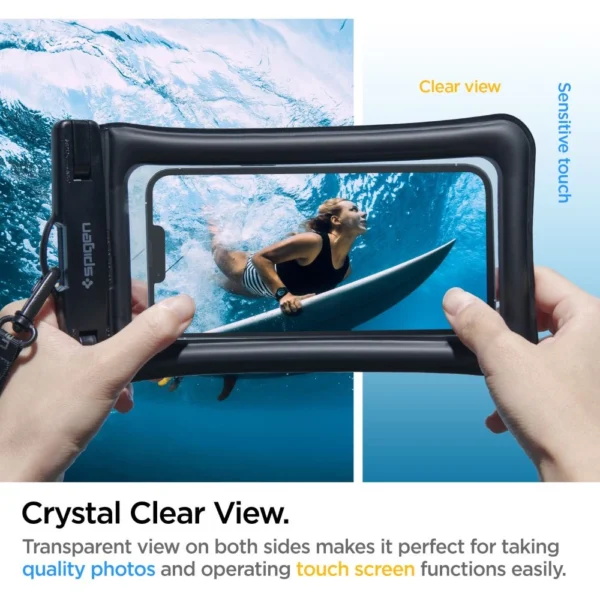 Spigen Aqua Shield A610 Case Waterproof Floating on Water - Black 2 pcs.eng