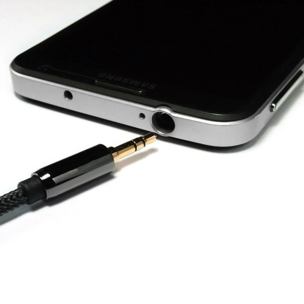 Wozinsky universal mini jack cable 2x AUX cable 1.5 m blackeng