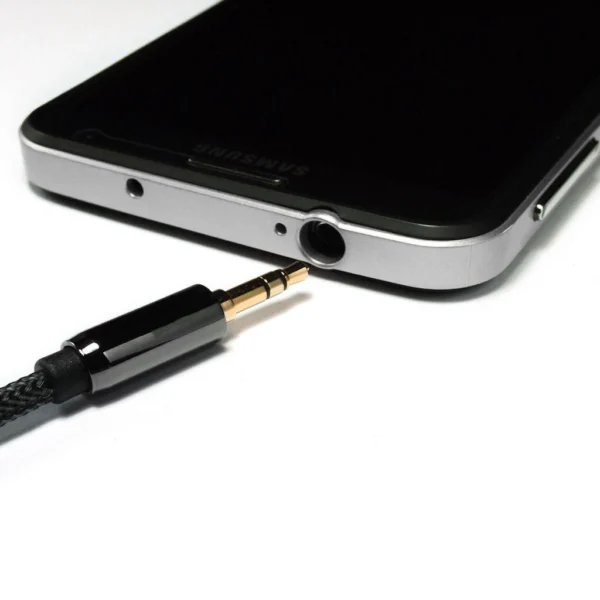 Wozinsky universal mini jack cable 2x AUX cable 1.5 m blackeng