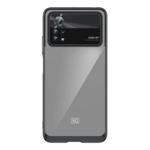 Outer Space Case for Xiaomi Poco X4 Pro 5G cover with a flexible frame blackeng
