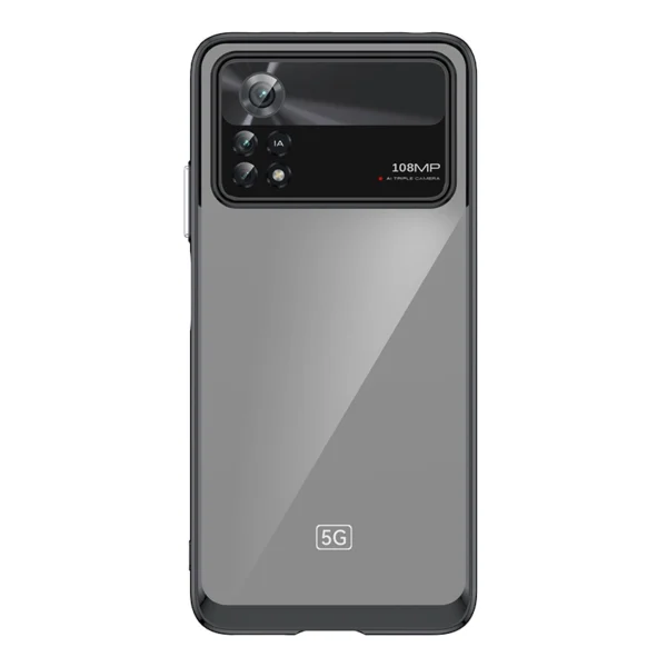 Outer Space Case for Xiaomi Poco X4 Pro 5G cover with a flexible frame blackeng