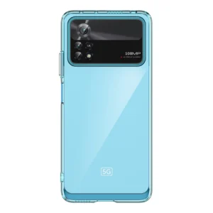 Outer Space Case for Xiaomi Poco X4 Pro 5G cover with a flexible frame blueeng