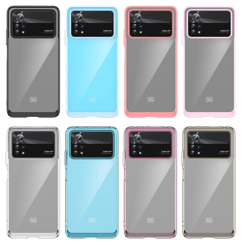 Outer Space Case for Xiaomi Poco X4 Pro 5G cover with a flexible frame blueeng
