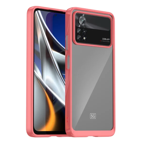 Outer Space Case Xiaomi Poco X4 Pro 5G cover with a flexible frame redeng