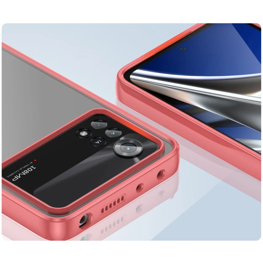 Outer Space Case Xiaomi Poco X4 Pro 5G cover with a flexible frame redeng
