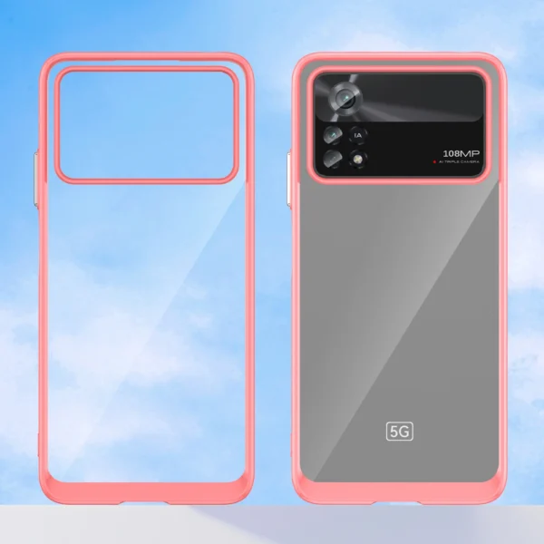 Outer Space Case Xiaomi Poco X4 Pro 5G cover with a flexible frame redeng