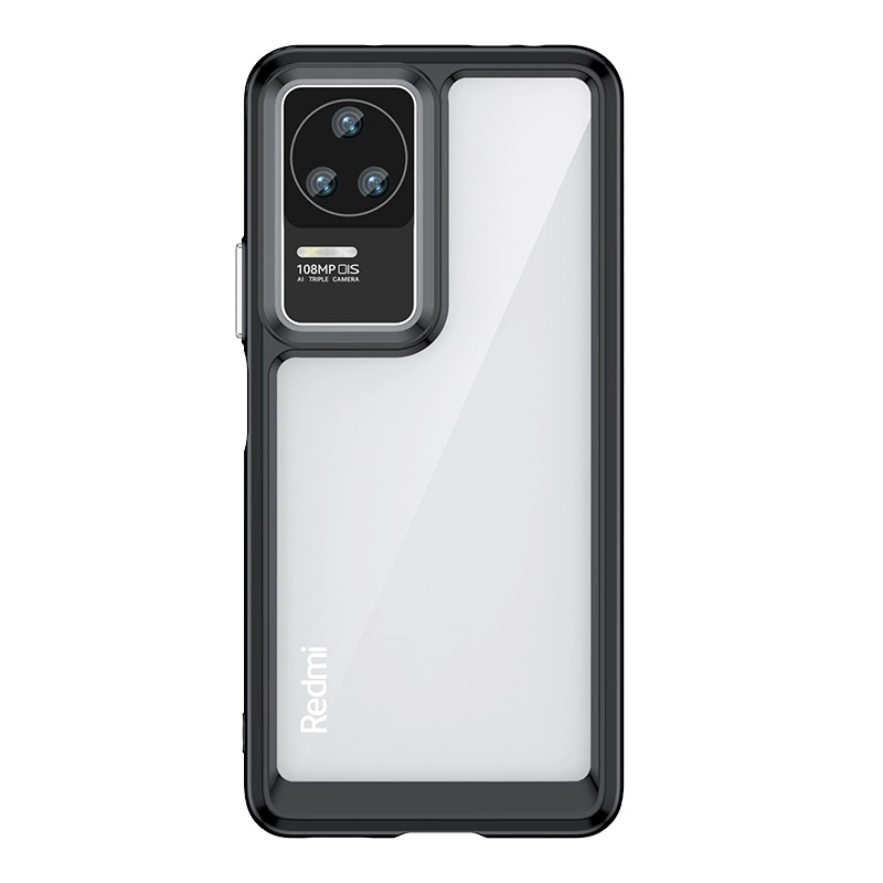 Outer Space Case for Xiaomi Poco F4 5G cover with a flexible frame blackeng