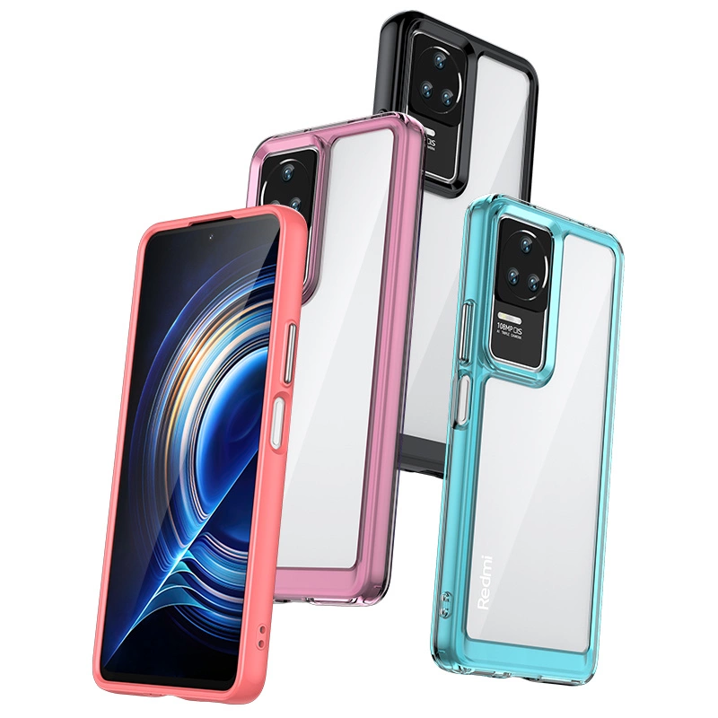 Outer Space Case for Xiaomi Poco F4 5G cover with a flexible frame blackeng