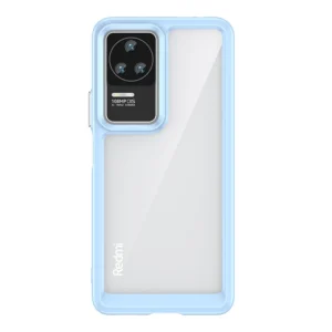 Outer Space Case for Xiaomi Poco F4 5G cover with a flexible frame blueeng