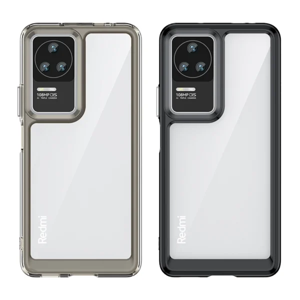 Outer Space Case for Xiaomi Poco F4 5G cover with a flexible frame blueeng