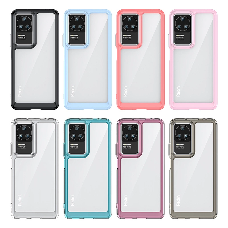 Outer Space Case for Xiaomi Poco F4 5G cover with a flexible frame blueeng